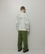 BAL �Х� JACQUARD COTTON CREWNECK SWEATER