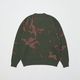 BAL �Х� JACQUARD COTTON CREWNECK SWEATER