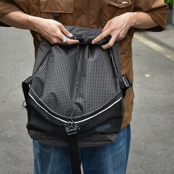 BAL×OUTDOOR BACKPACK 在原みゆ紀着用