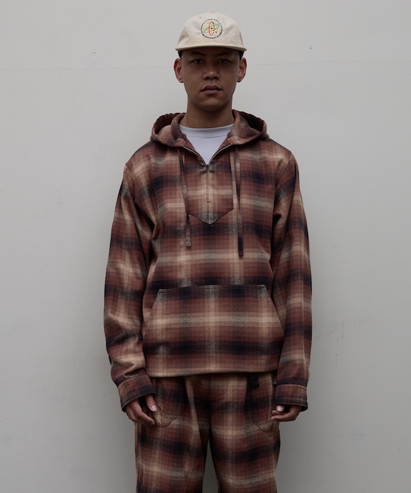 BAL Х FLANNEL MEXICAN HOODED SHIRT