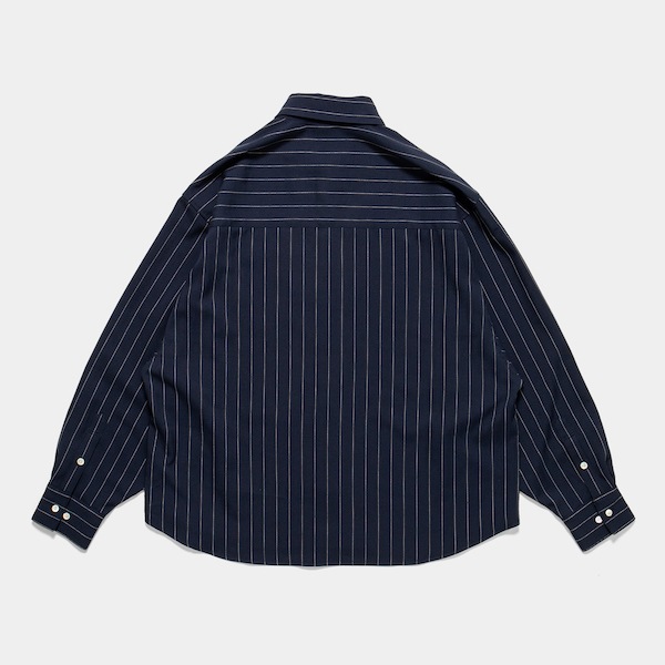 APPLEBUM åץХ Stripe Oversize L/S Shirt