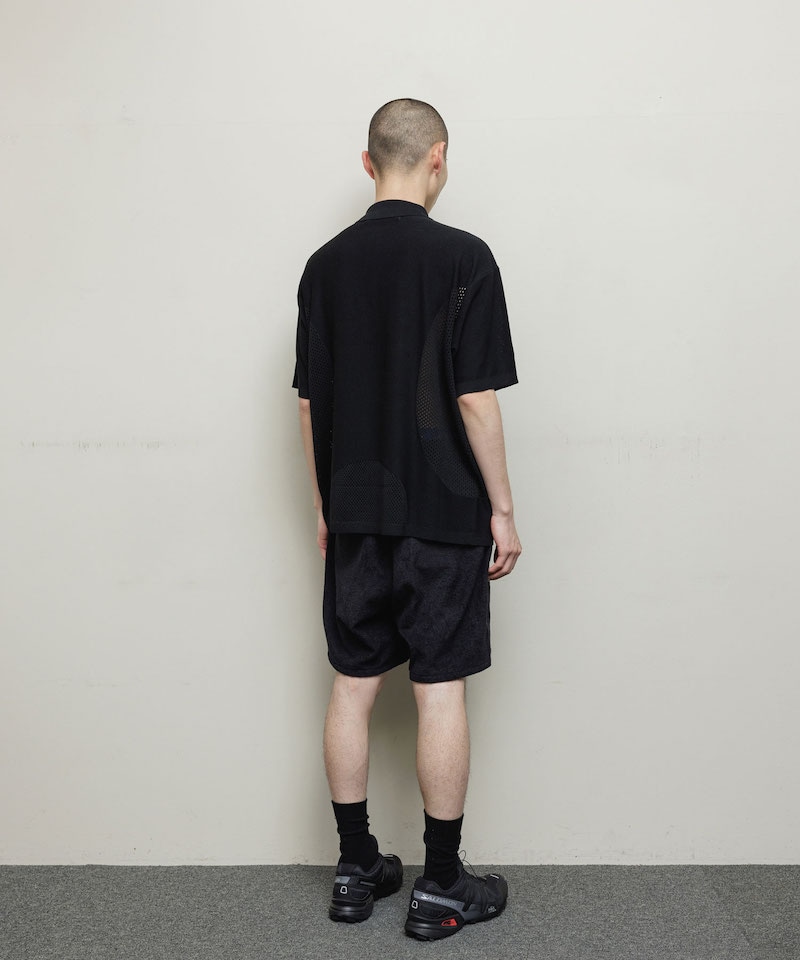 BAL �Х� VENTILATION MESH KNIT ZIP POLO