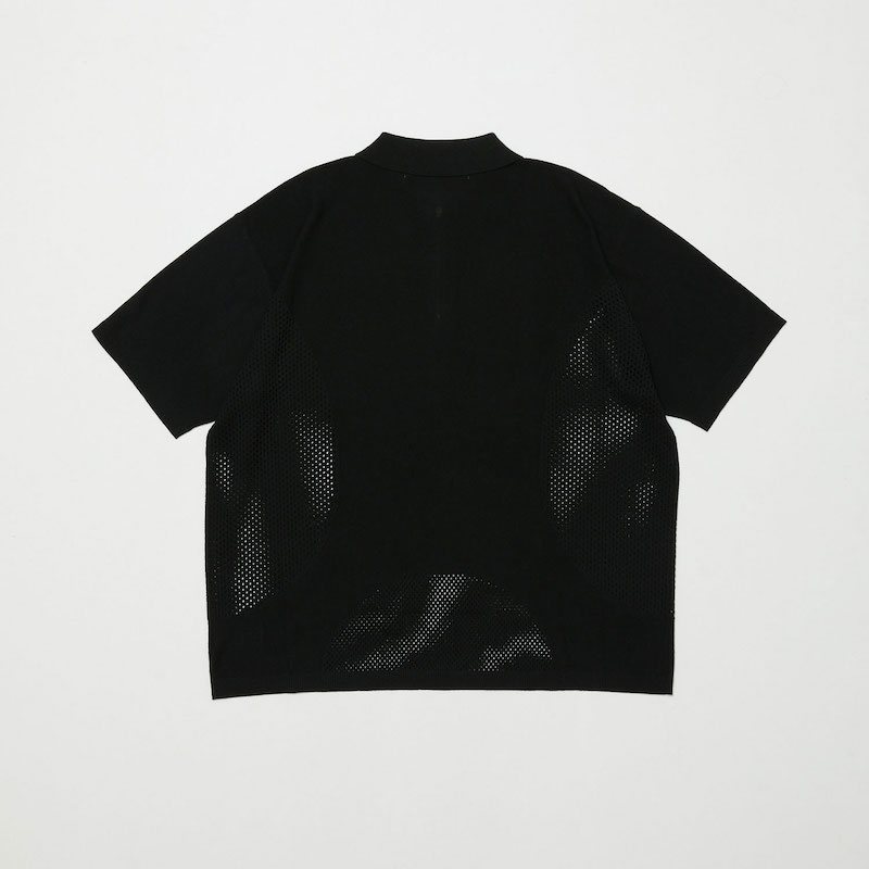 BAL �Х� VENTILATION MESH KNIT ZIP POLO