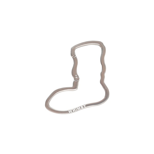 WHIMSY �����ॸ�� Socks Logo Carabiner
