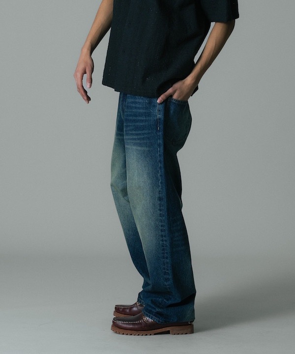 XLARGE �������ȥ�顼�� FADED DENIM PANTS