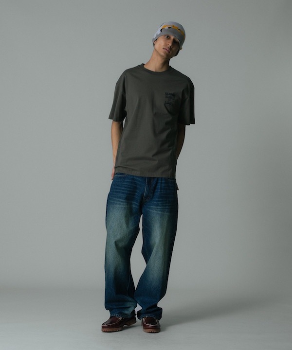 XLARGE �������ȥ�顼�� FADED DENIM PANTS
