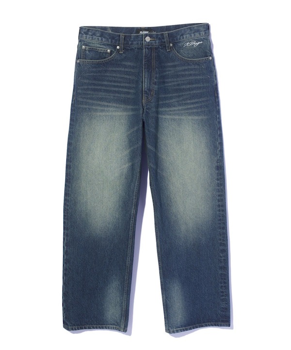 XLARGE �������ȥ�顼�� FADED DENIM PANTS
