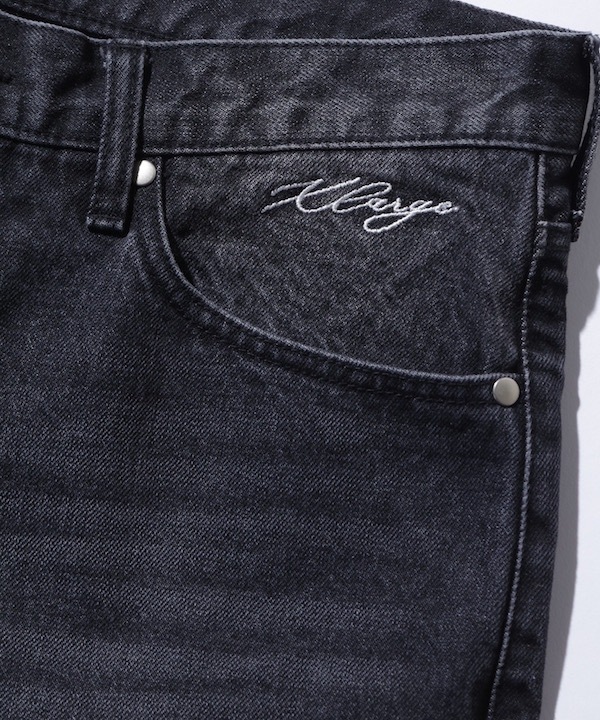 XLARGE �������ȥ�顼�� FADED DENIM PANTS