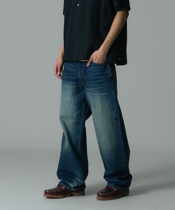 XLARGE �������ȥ�顼�� FADED DENIM PANTS
