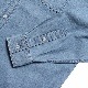 Hellrazor إ쥤 BLOCK LOGO DENIM SHIRT