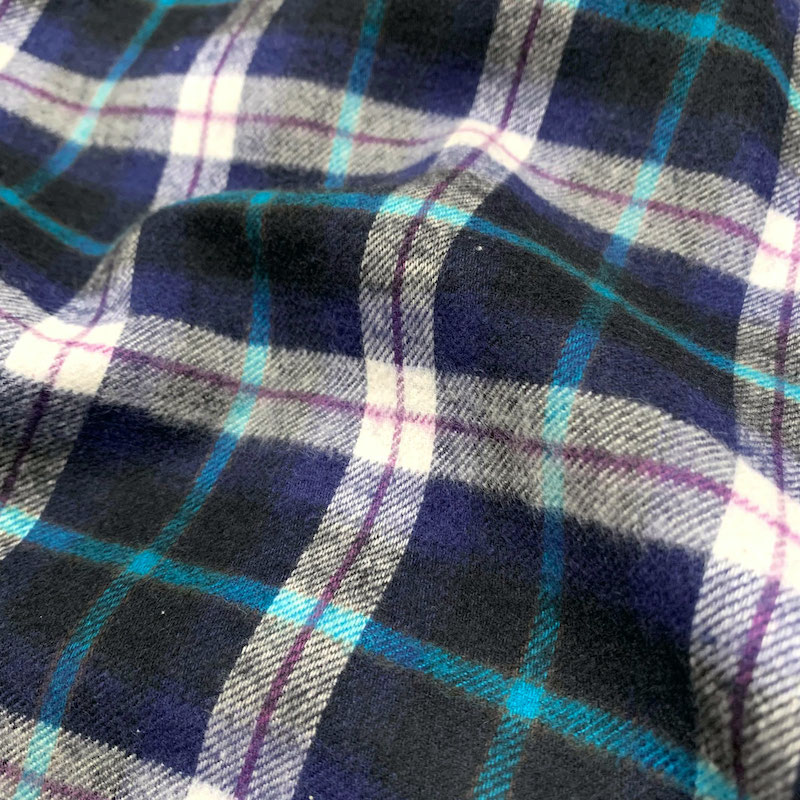 WHATZIS ��åȥ��� L/S PLAID SHIRT