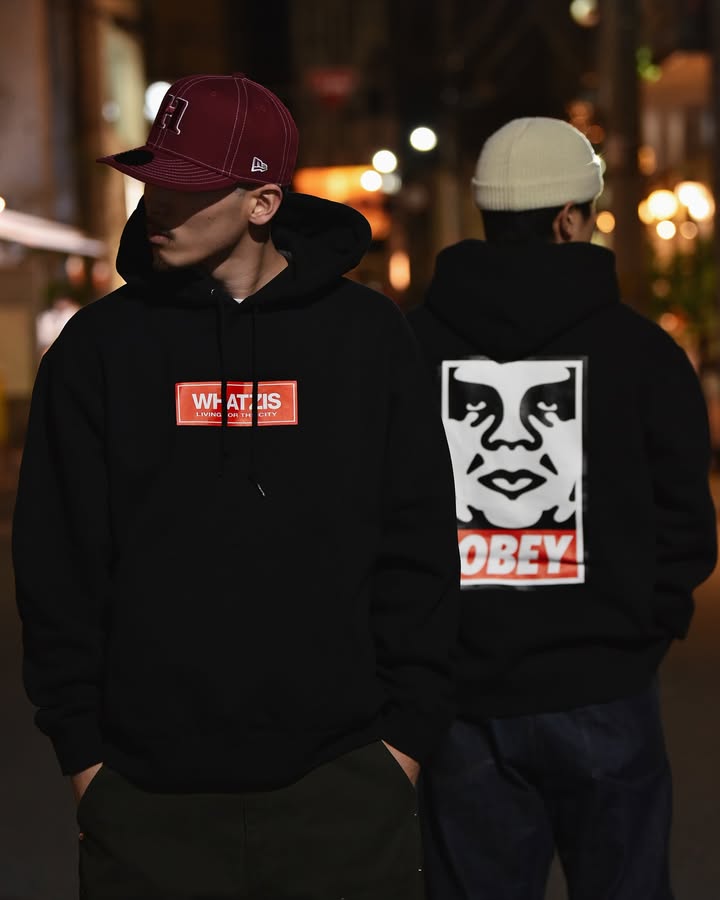 OBEY ���٥� OBEY �� WHATZIS Hooded Sweat (WHATZIS 25TH ANNIVERSARY)