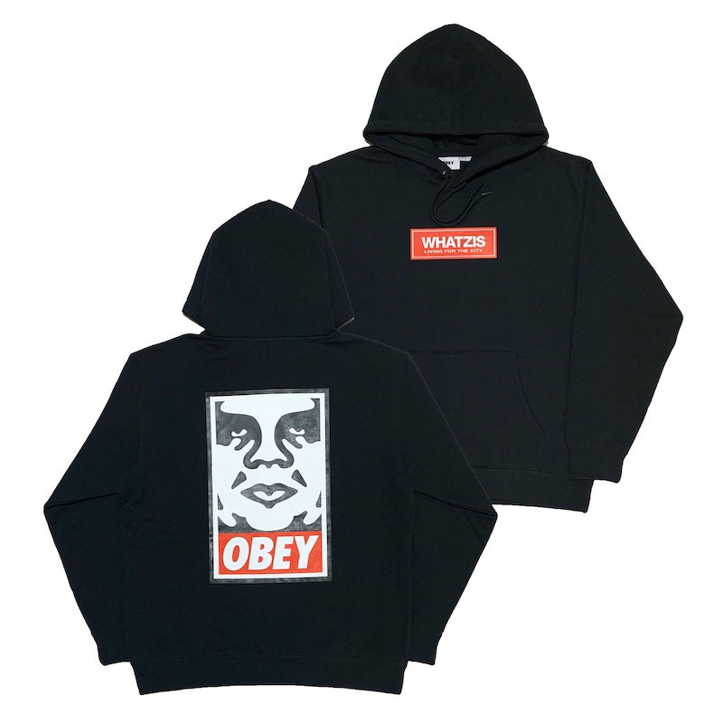 OBEY ���٥� OBEY �� WHATZIS Hooded Sweat (WHATZIS 25TH ANNIVERSARY)
