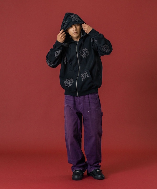 XLARGE ȥ顼 FADED DOUBLE KNEE PANTS