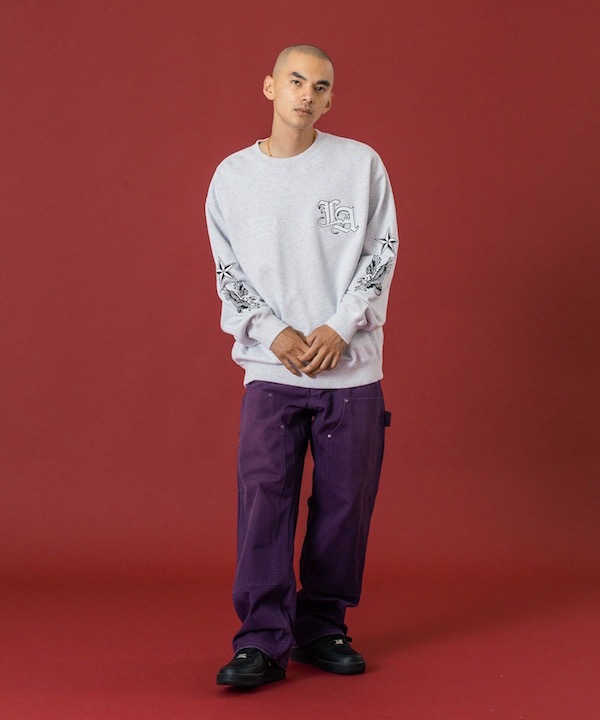 XLARGE ȥ顼 FADED DOUBLE KNEE PANTS