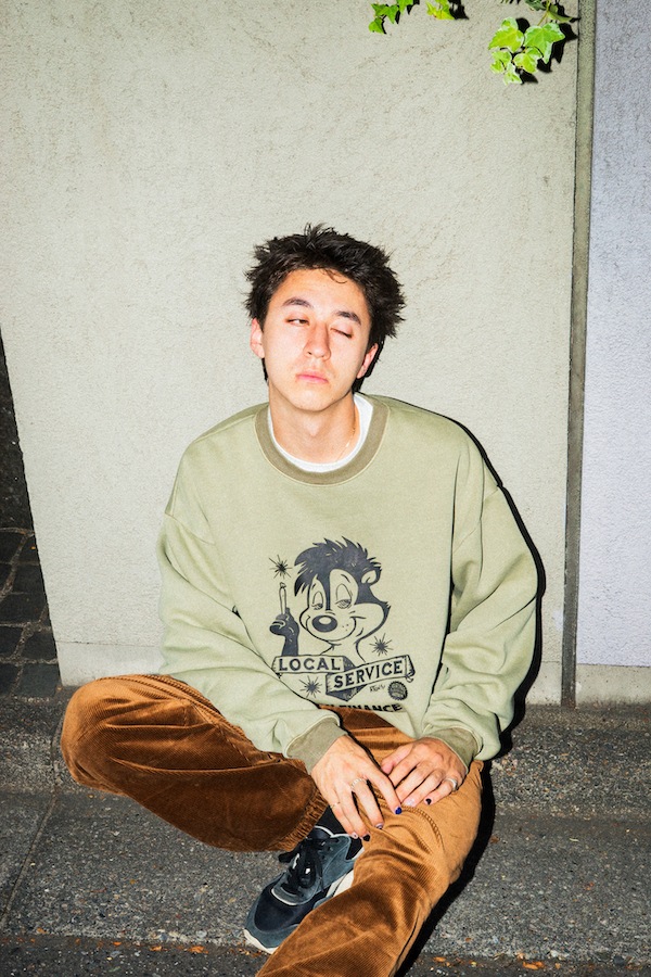 HAIGHT �إ��� "LOCAL SERVICE PIGMENT DYE SWEAT ft. GRINDLODGE"
