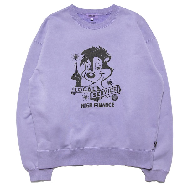 HAIGHT �إ��� "LOCAL SERVICE PIGMENT DYE SWEAT ft. GRINDLODGE"