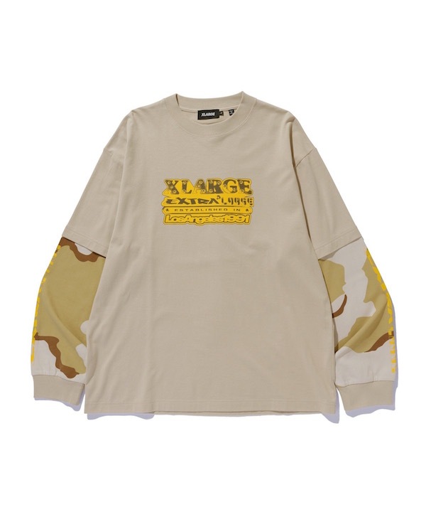 XLARGE �������ȥ�顼�� EXTRALARGE LAYERED L/S TEE