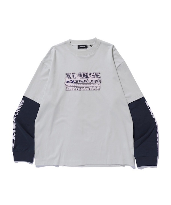 XLARGE �������ȥ�顼�� EXTRALARGE LAYERED L/S TEE