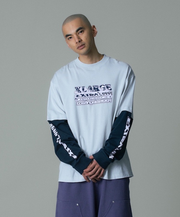 XLARGE �������ȥ�顼�� EXTRALARGE LAYERED L/S TEE