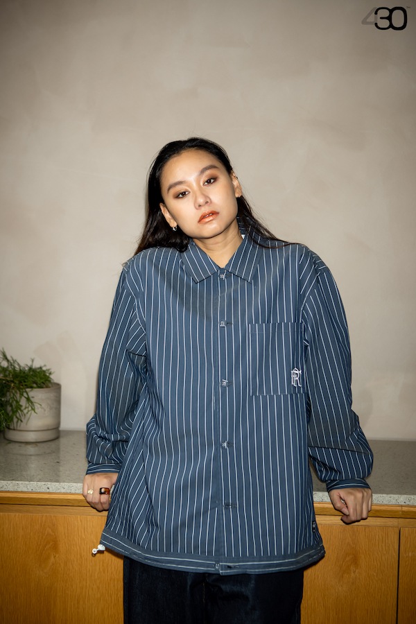430 fourthirty �ե��������ƥ� STRIPE COACH JACKET