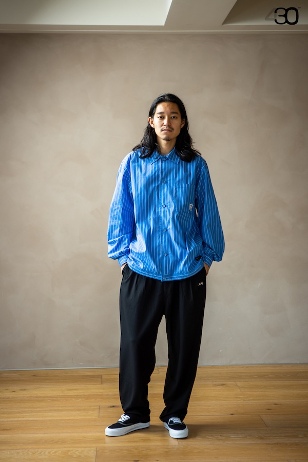 430 fourthirty �ե��������ƥ� STRIPE COACH JACKET