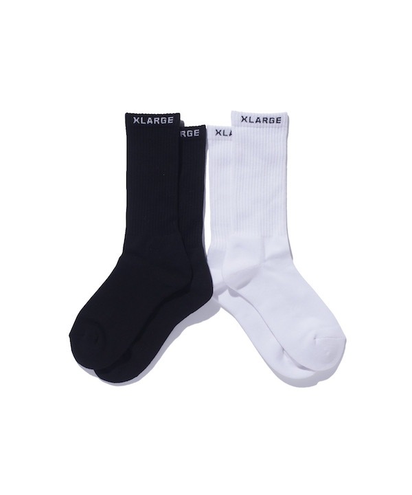 XLARGE �������ȥ�顼�� 2P MIDDLE LENGTH SOCKS