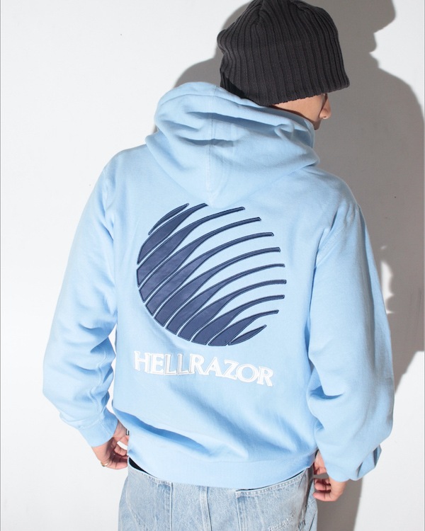 Hellrazor �إ�쥤���� LOGO EMB PATCH FULL ZIP HOODIE
