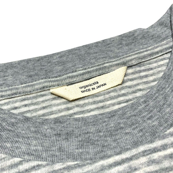 organicsta ˥å ORGANIC COTTON VERY SOFT BORDER TEE