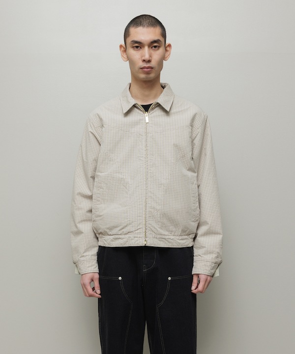 BAL �Х� CORDUROY & CHECKED REVERSIBLE BLOUSON
