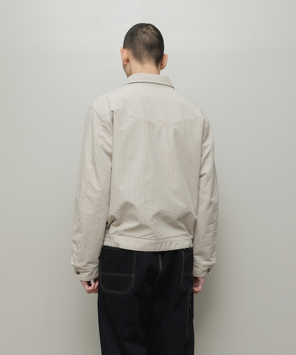 BAL �Х� CORDUROY & CHECKED REVERSIBLE BLOUSON