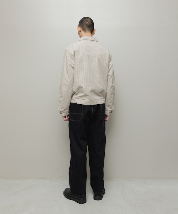 BAL �Х� CORDUROY & CHECKED REVERSIBLE BLOUSON