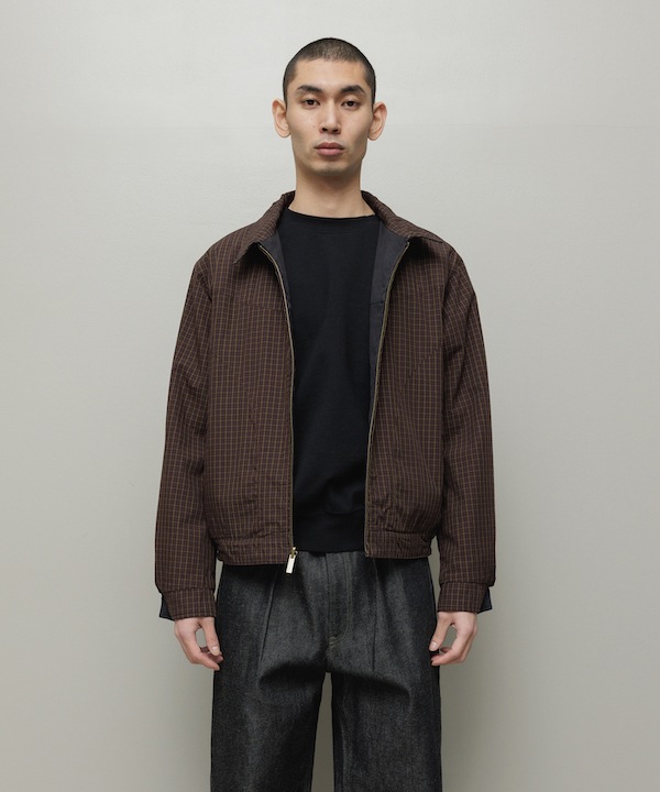 BAL �Х� CORDUROY & CHECKED REVERSIBLE BLOUSON