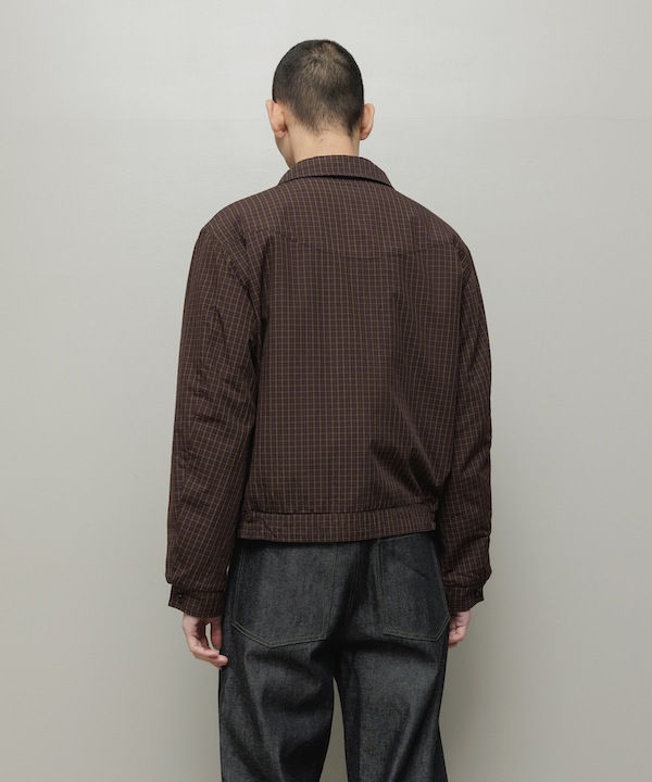 BAL �Х� CORDUROY & CHECKED REVERSIBLE BLOUSON