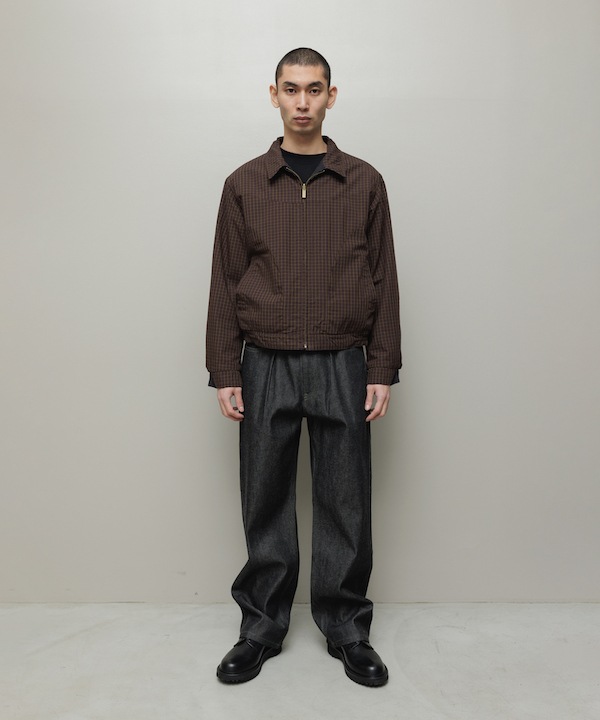 BAL �Х� CORDUROY & CHECKED REVERSIBLE BLOUSON