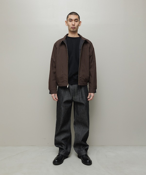 BAL �Х� CORDUROY & CHECKED REVERSIBLE BLOUSON