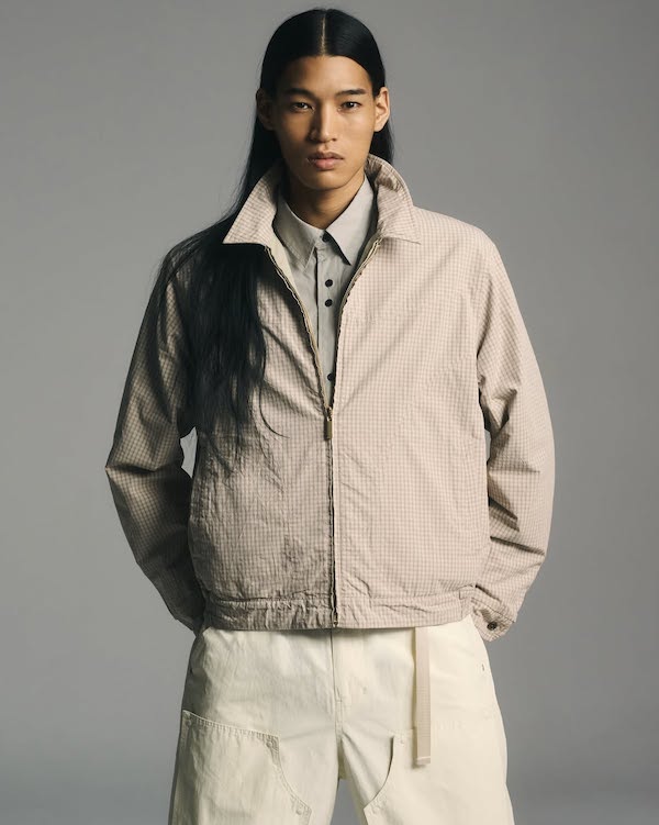 BAL �Х� CORDUROY & CHECKED REVERSIBLE BLOUSON