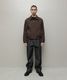 BAL �Х� CORDUROY & CHECKED REVERSIBLE BLOUSON