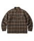 FTC եƥ QUILTED LINED PLAID NEL SHIRT