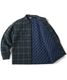 FTC եƥ QUILTED LINED PLAID NEL SHIRT