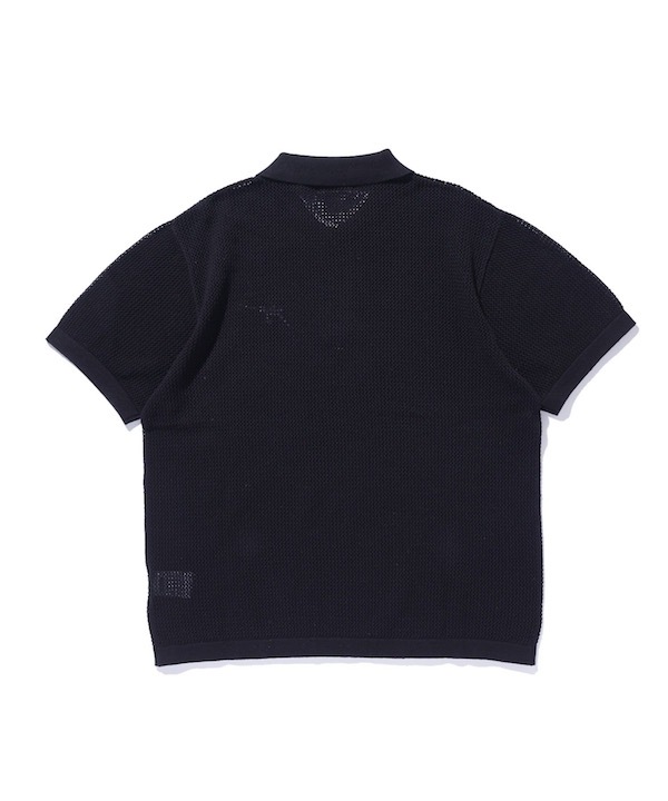 XLARGE �������ȥ�顼�� MESH KNIT POLO SHIRT