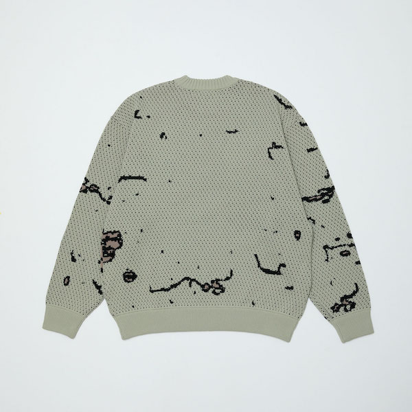 BAL �Х� JACQUARD PATTERN CREWNECK SWEATER