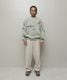 BAL �Х� JACQUARD PATTERN CREWNECK SWEATER