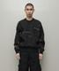 BAL �Х� JACQUARD PATTERN CREWNECK SWEATER