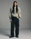 BAL �Х� JACQUARD PATTERN CREWNECK SWEATER