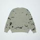 BAL �Х� JACQUARD PATTERN CREWNECK SWEATER