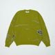BAL �Х� JACQUARD PATTERN CREWNECK SWEATER