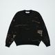 BAL �Х� JACQUARD PATTERN CREWNECK SWEATER
