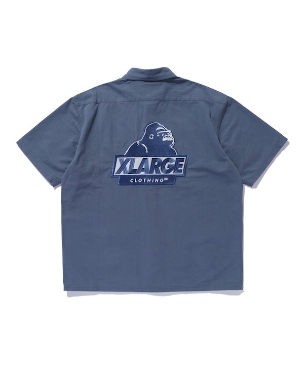 XLARGE �������ȥ�顼�� SLANTED OG S/S WORK SHIRT