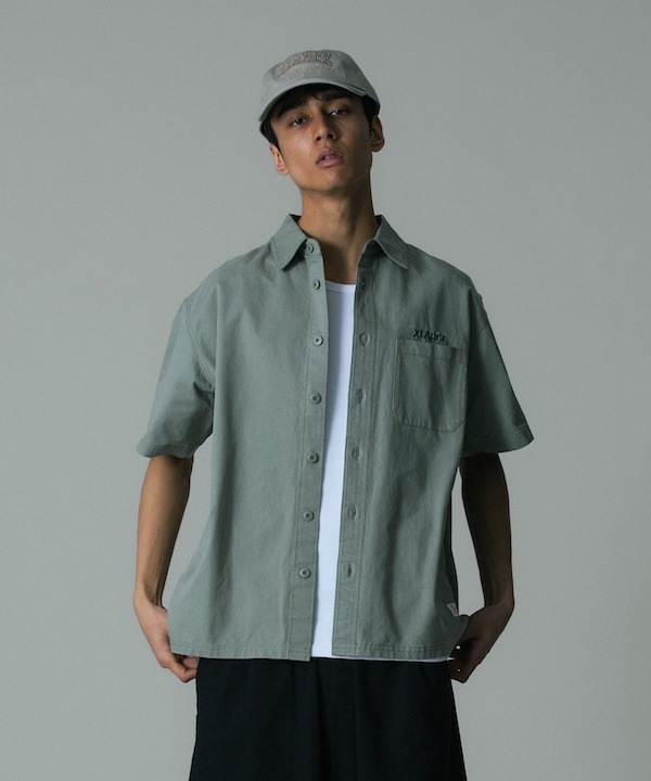 XLARGE �������ȥ�顼�� SLANTED OG S/S WORK SHIRT